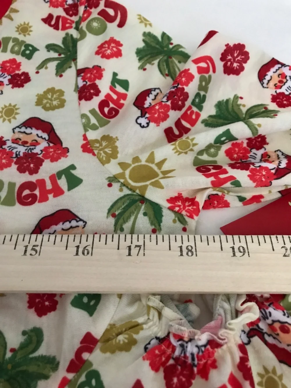 JAMMIES FOR YOUR FAMILIES Santa on Holiday Nightgown Girl’s Size XL 14/16 NWT